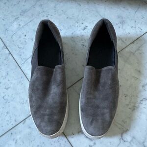 Size 11 Vince suede gray sneaker loafers